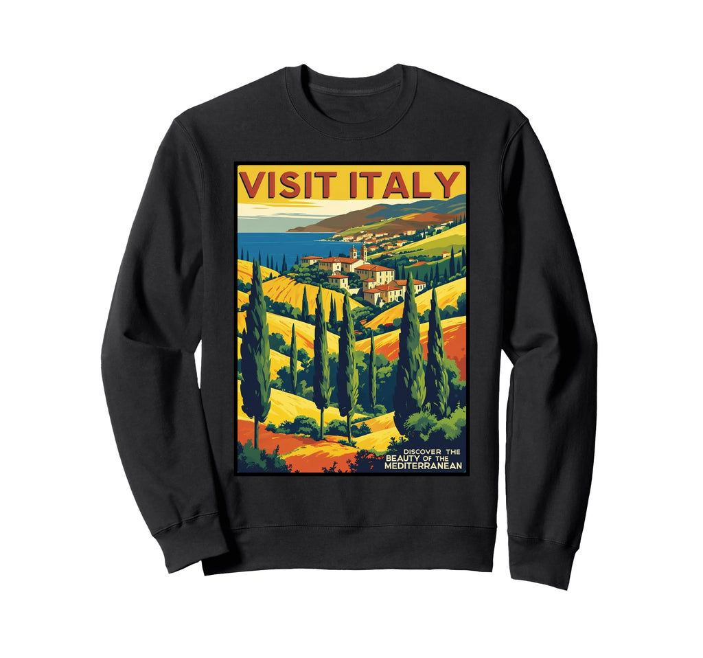 Tourist Italy 1940S Italian Sweatshirt - Graphic Print Unisex - T-Shirt, Sweatshirt, Hoodie