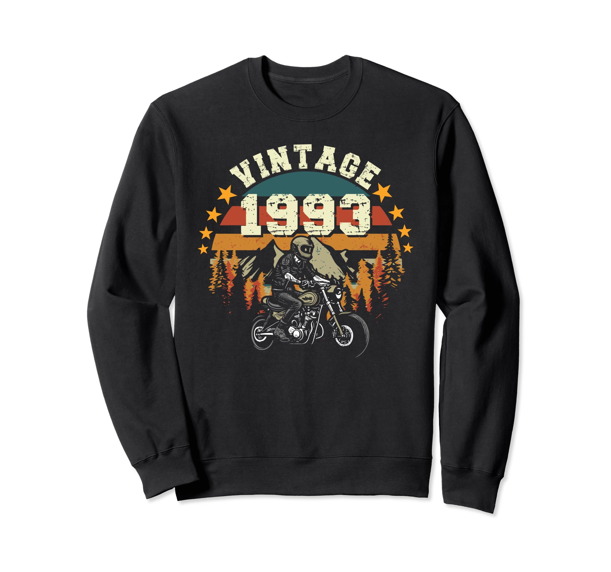 1993 Motorcycle 30Th Birthday Tees 30 Sweatshirt - Unique Graphic Unisex - T-Shirt, Sweatshirt, Hoodie
