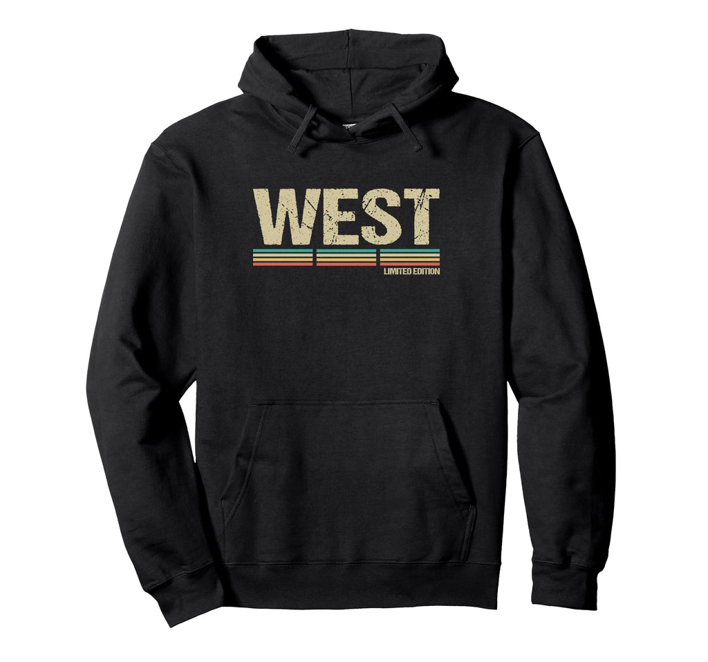 West Name Surname Birthday Hoodie - Trendy Graphic for Adults - T-Shirt, Sweatshirt, Hoodie