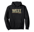 West Name Surname Birthday Hoodie - Trendy Graphic for Adults - T-Shirt, Sweatshirt, Hoodie