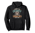 Sorry Im Cranky Tabby Cat Terrible 80S Hoodie - Unique Graphic for Adults - T-Shirt, Sweatshirt, Hoodie