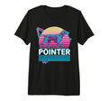 German Shorthaired Pointer Synthwave T-Shirt - Custom Art Print for Adults - T-Shirt, Sweatshirt, Hoodie