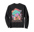 Ufo Cowgirls Horse Western Sweatshirt - Casual Everyday Wear Men Women - T-Shirt, Sweatshirt, Hoodie