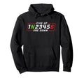 Five Up One Down Motorcycle Garage Hoodie - Casual Everyday Wear Men Women - T-Shirt, Sweatshirt, Hoodie