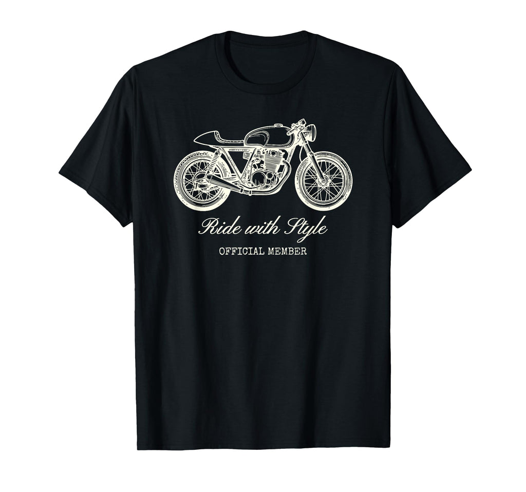 Motorcycle Club Cafe Racer T-Shirt - Graphic Print Unisex - T-Shirt, Sweatshirt, Hoodie