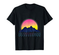 Synthwave Sunset Aesthetic Vaporwave T-Shirt - Aesthetic Graphic Unisex - T-Shirt, Sweatshirt, Hoodie
