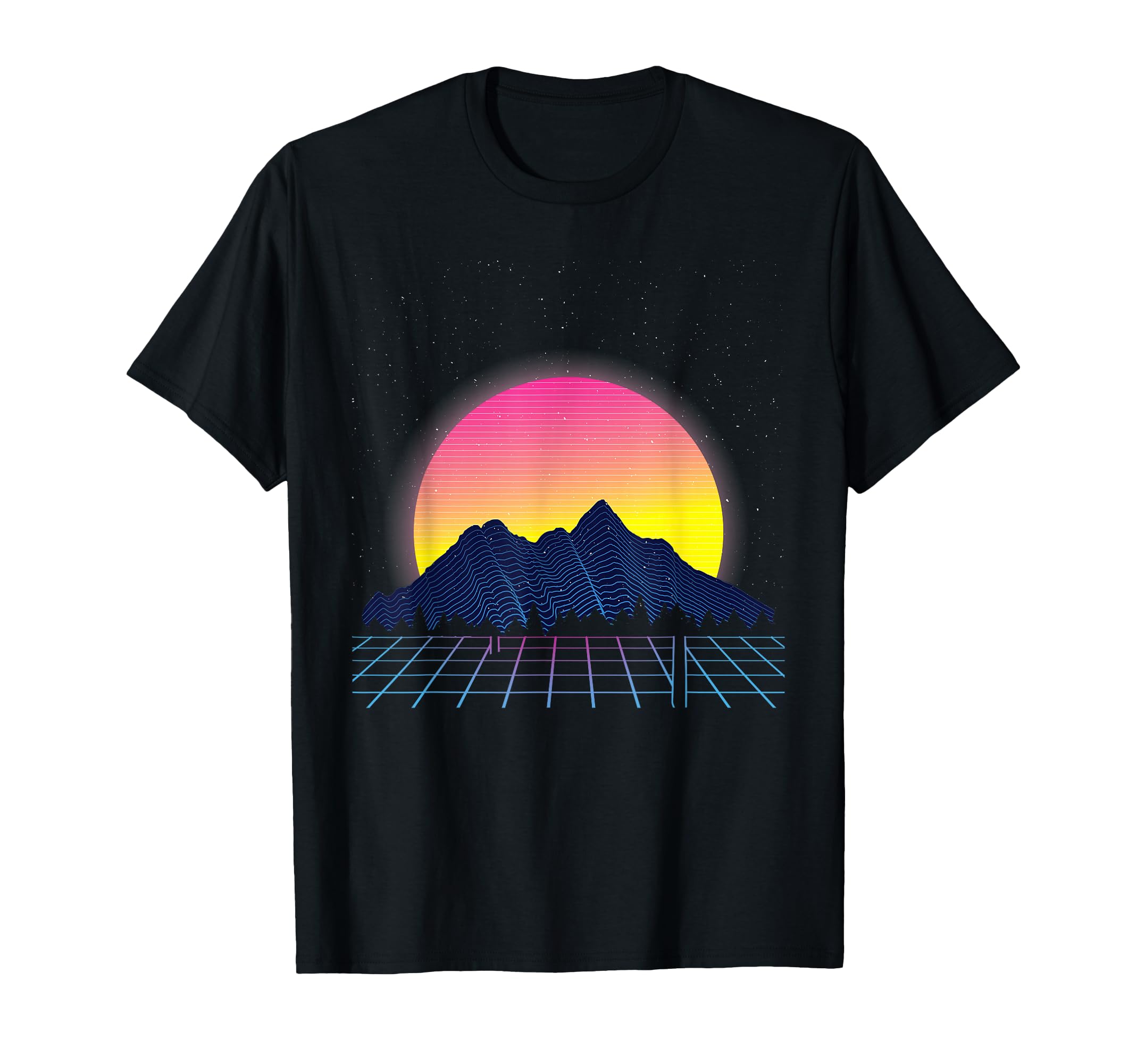 Synthwave Sunset Aesthetic Vaporwave T-Shirt - Trendy Graphic for Adults - T-Shirt, Sweatshirt, Hoodie
