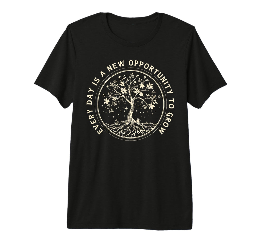 Personal Growth Mindset Tree Life Zen T-Shirt - Trendy Graphic for Adults - T-Shirt, Sweatshirt, Hoodie