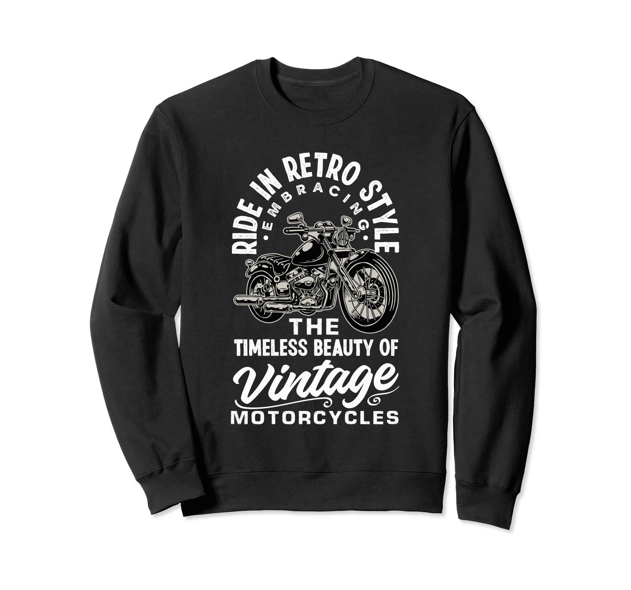 Motorcycle Enthusiast Ride Sweatshirt - Graphic Print Unisex - T-Shirt, Sweatshirt, Hoodie