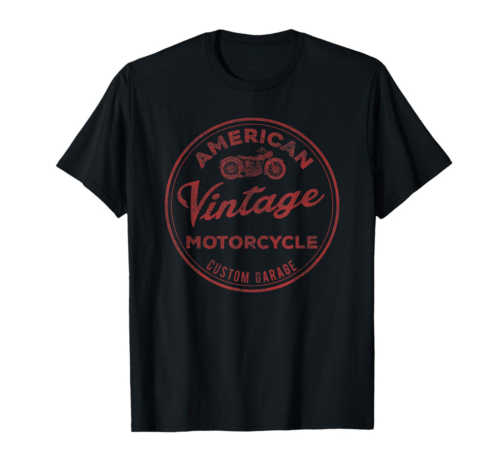 Custom Garage American Motorcycle T-Shirt - Aesthetic Graphic Men Women - T-Shirt, Sweatshirt, Hoodie