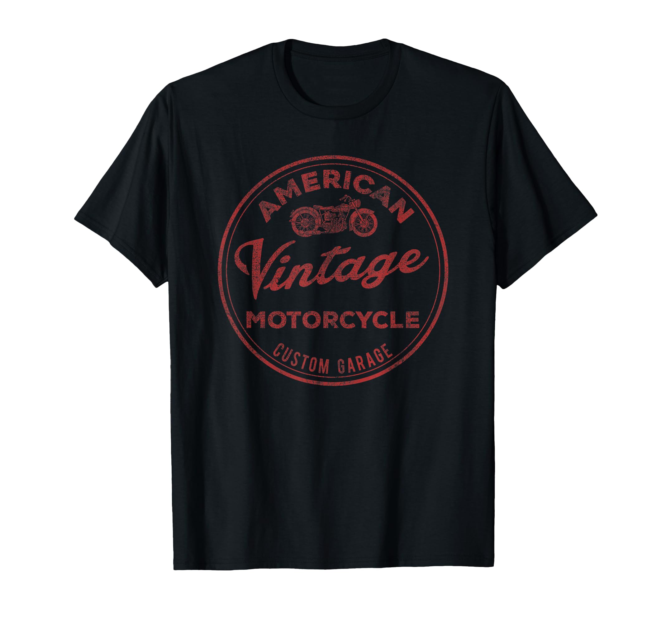 Custom Garage American Motorcycle T-Shirt - Aesthetic Graphic Men Women - T-Shirt, Sweatshirt, Hoodie