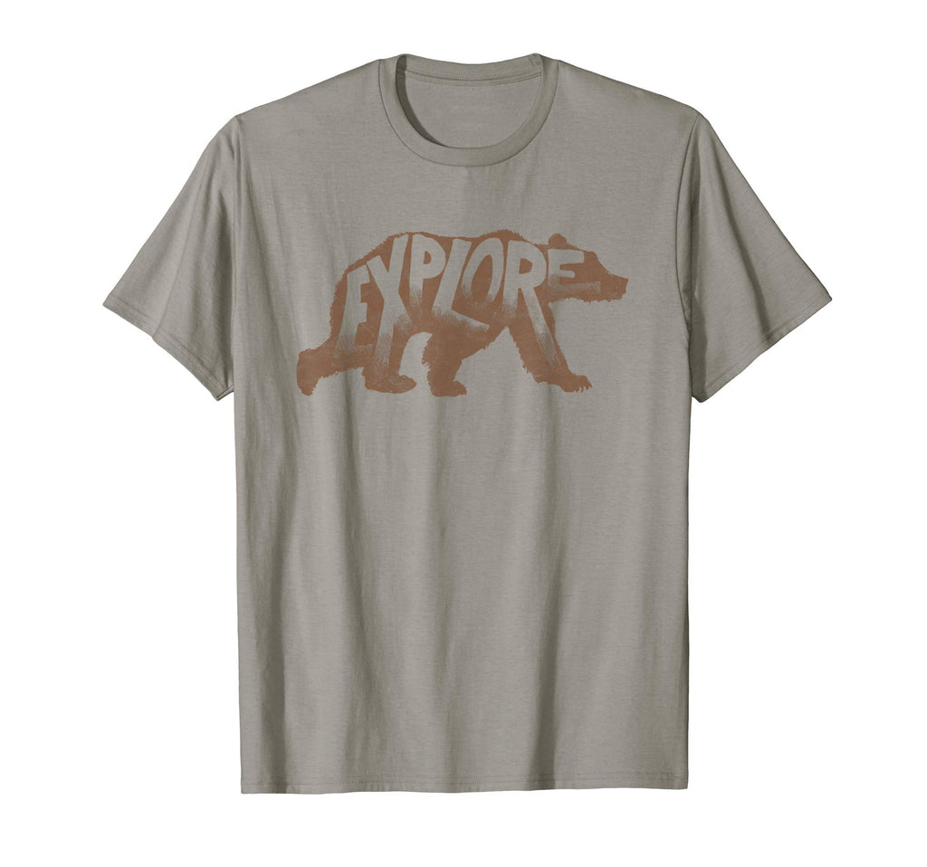 Explore Bear Typography Outdoors T-Shirt - Streetwear Style Unisex - T-Shirt, Sweatshirt, Hoodie