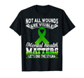 Not All Wounds Are Visible Mental T-Shirt - Aesthetic Graphic Unisex - T-Shirt, Sweatshirt, Hoodie