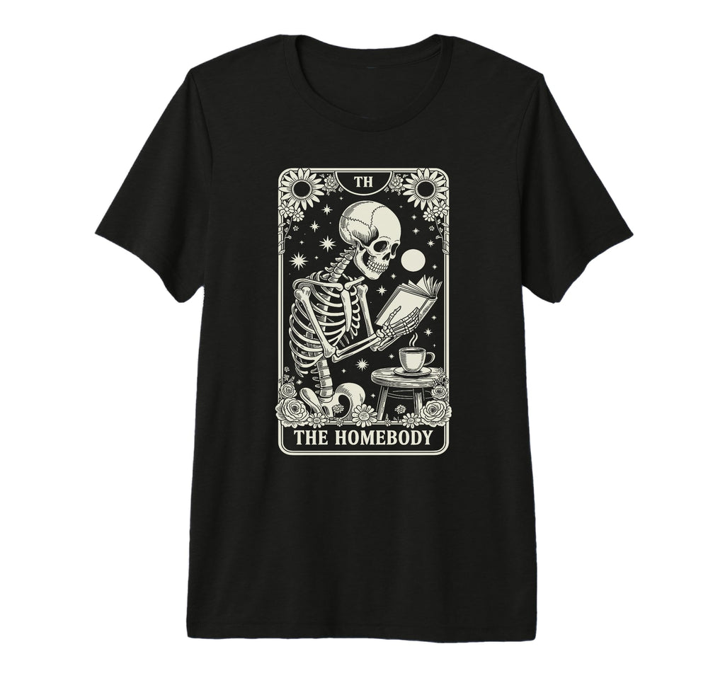 Homebody Tarot Indoorsy Antisocial T-Shirt - Unique Graphic Men Women - T-Shirt, Sweatshirt, Hoodie