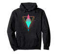 1980S 1990S Synthwave Pine Tree Sunset Hoodie - Unique Graphic for Adults - T-Shirt, Sweatshirt, Hoodie