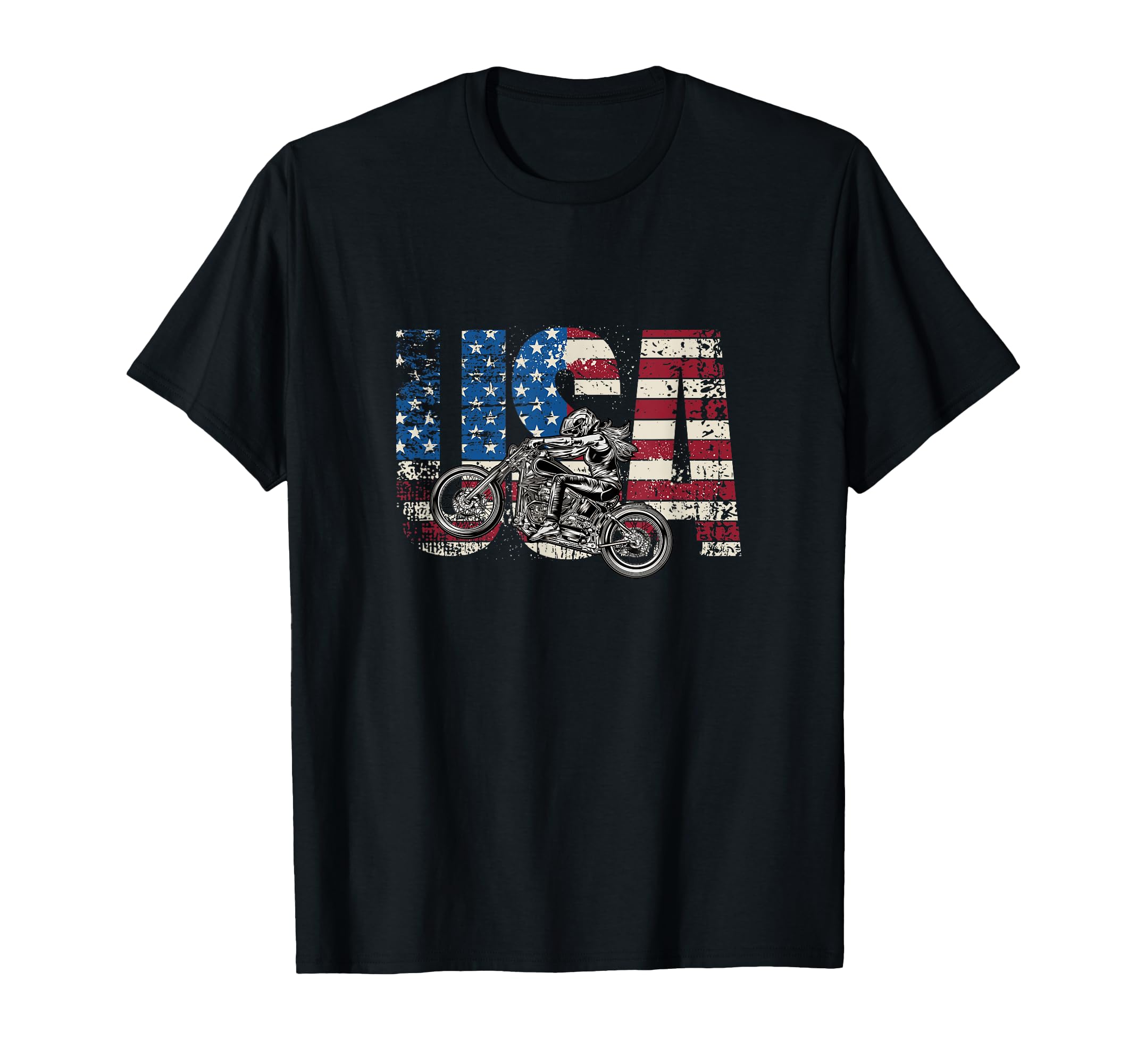 Motorcycle Usa Motorcycle T-Shirt - Aesthetic Graphic Unisex - T-Shirt, Sweatshirt, Hoodie