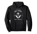 Shining His Light West Virginia Jesus Hoodie - Novelty Apparel Unisex - T-Shirt, Sweatshirt, Hoodie