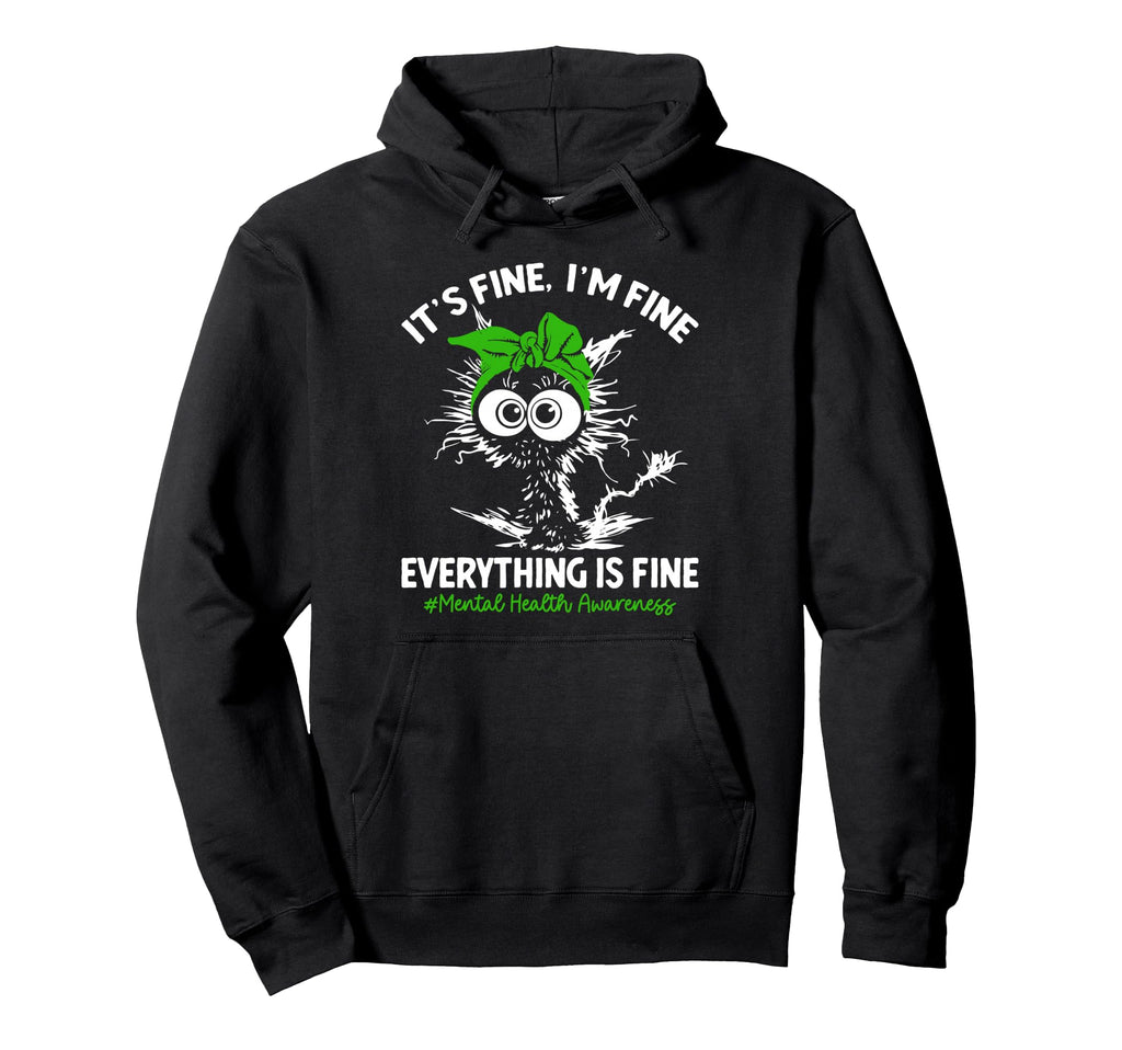 Mental Health Awareness Hoodie - Fun Novelty Design for Adults - T-Shirt, Sweatshirt, Hoodie