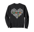 Color Guard Distressed Word Cloud Sweatshirt - Custom Art Print Men Women - T-Shirt, Sweatshirt, Hoodie