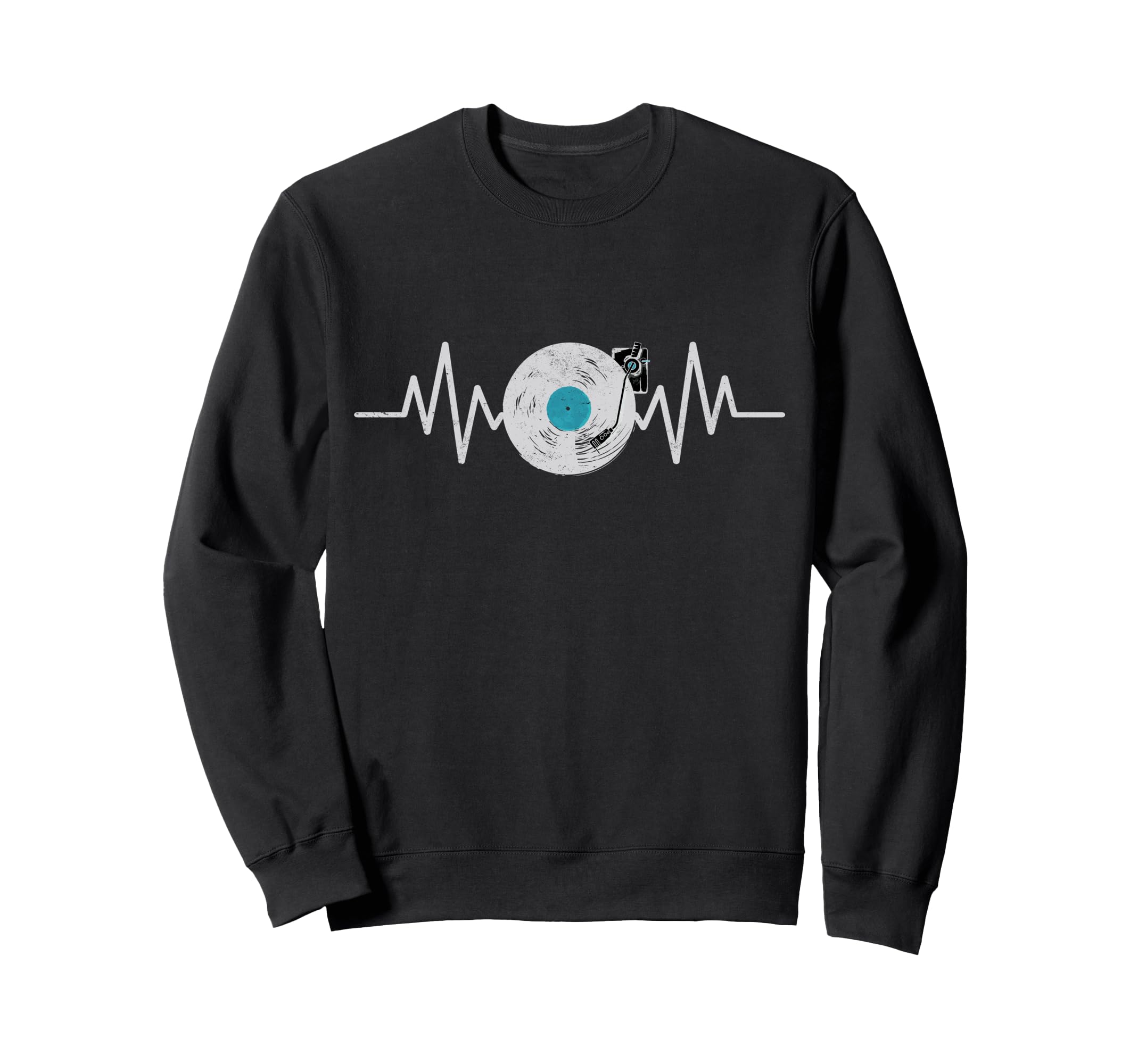 Music Disk Jockey Dj Vinyl Record Sweatshirt - Novelty Apparel Unisex - T-Shirt, Sweatshirt, Hoodie