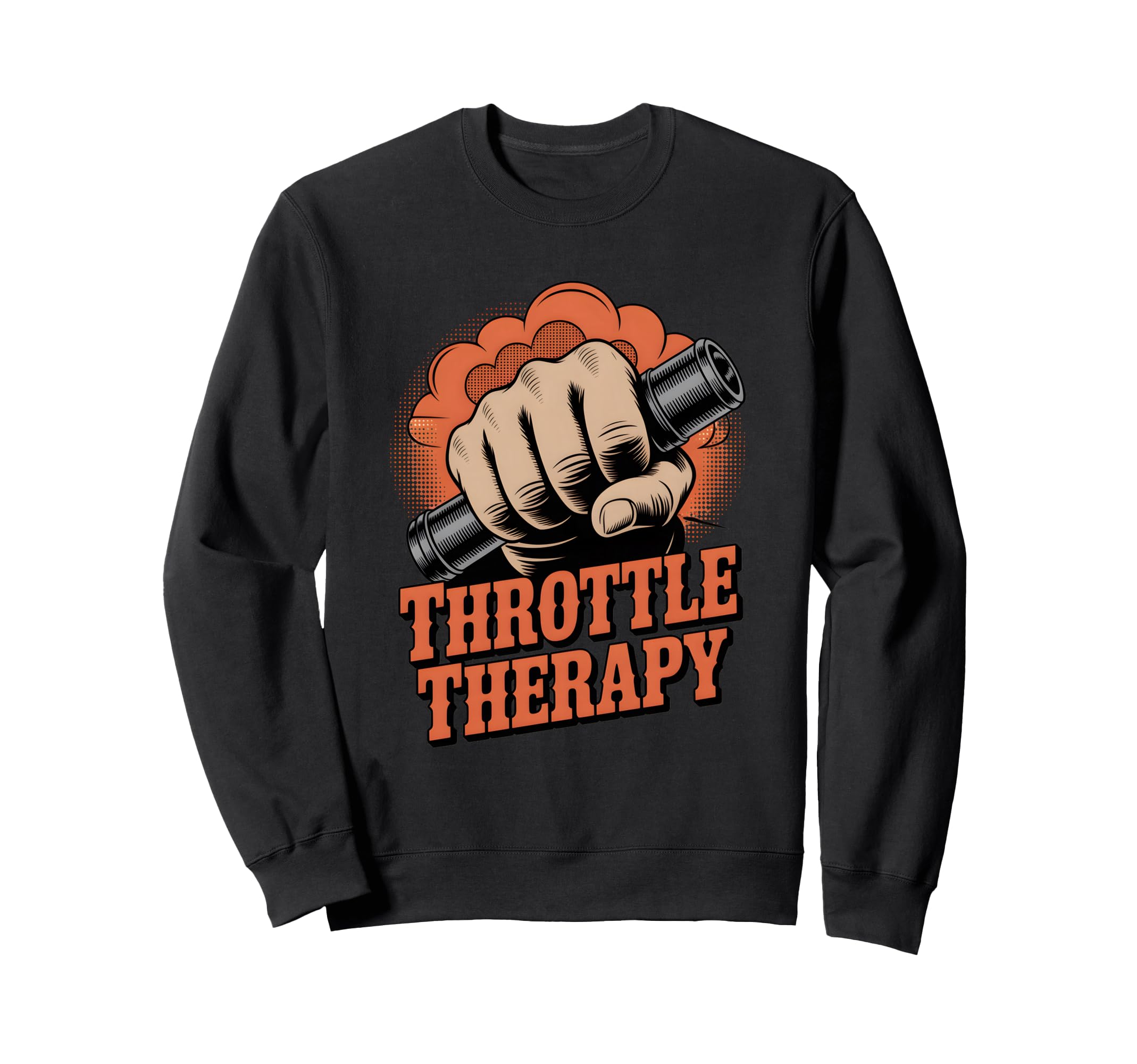 Flat Track Motorcycle Racing Sweatshirt - Streetwear Style for Adults - T-Shirt, Sweatshirt, Hoodie