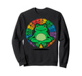 Funny Frog Yoga Lotus Pose Meditation Sweatshirt - Trendy Graphic Unisex - T-Shirt, Sweatshirt, Hoodie