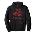 Southwest Tacos Looking Rattlesnake Mascot Hoodie - Unique Graphic Unisex - T-Shirt, Sweatshirt, Hoodie