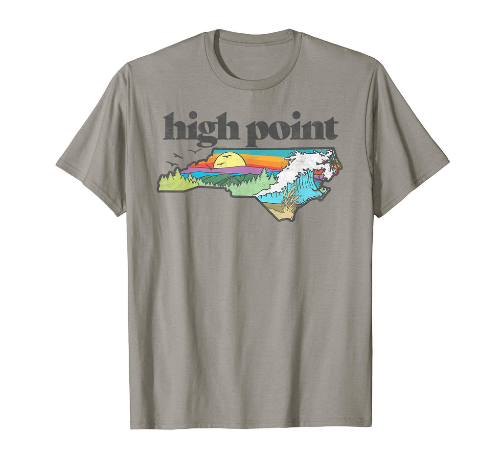 High Point North Carolina Outdoors T-Shirt - Minimalist Print for Adults - T-Shirt, Sweatshirt, Hoodie