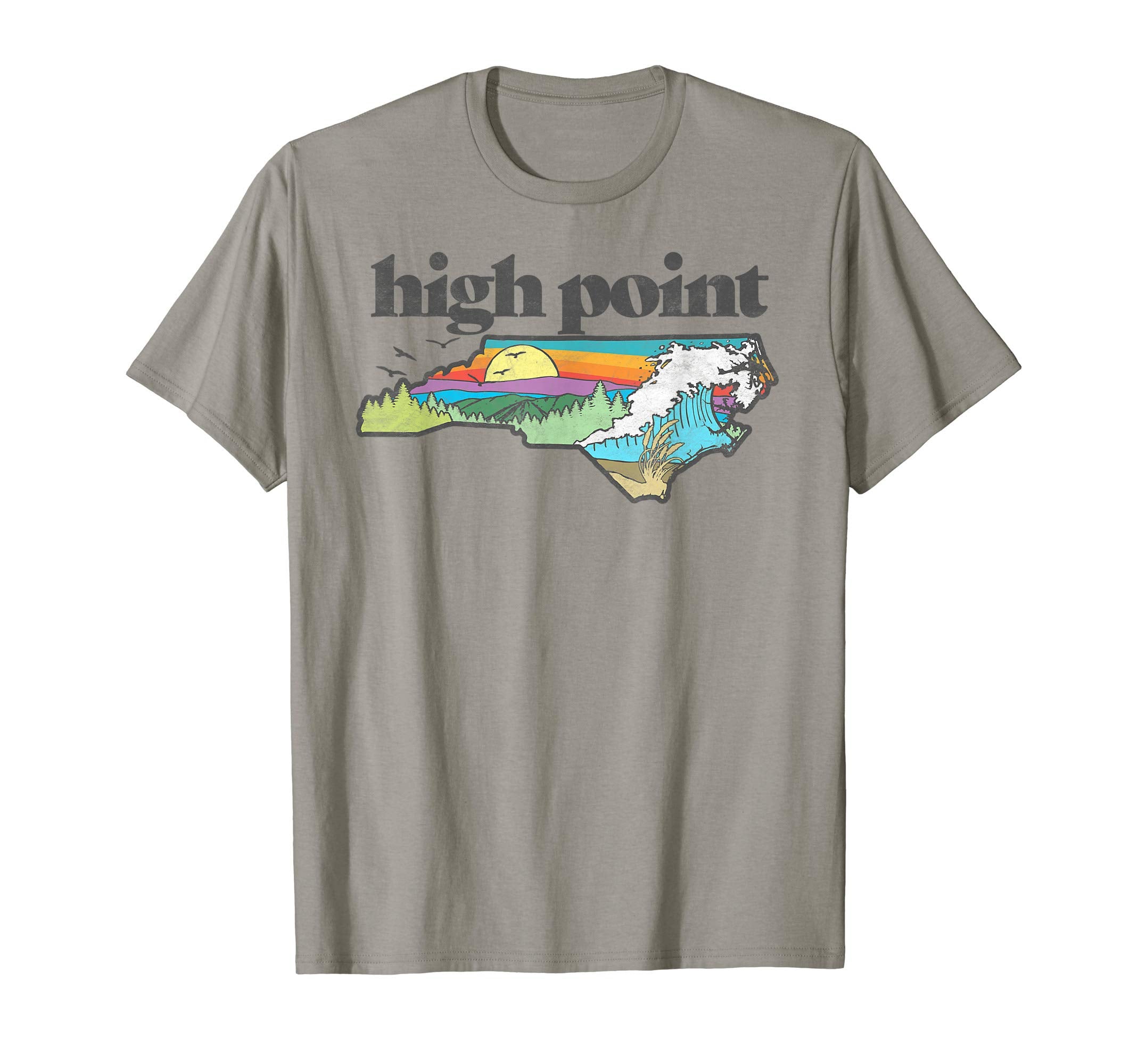 High Point North Carolina Outdoors T-Shirt - Minimalist Print for Adults - T-Shirt, Sweatshirt, Hoodie