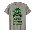 May We Wear Green Messy Bun T-Shirt - Casual Everyday Wear Men Women - T-Shirt, Sweatshirt, Hoodie