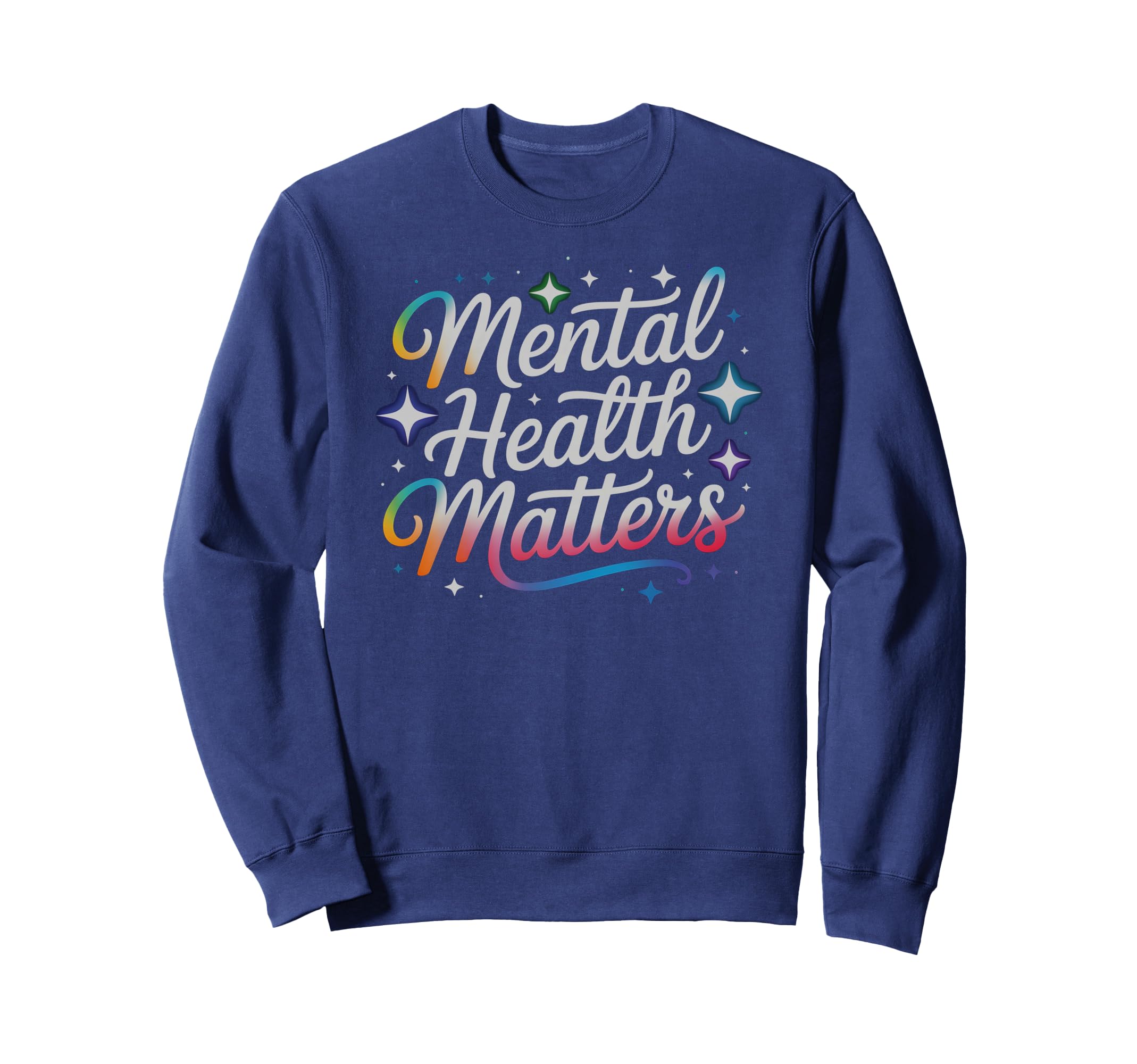 Kawaii Mental Health Matters Sweatshirt - Aesthetic Graphic for Adults - T-Shirt, Sweatshirt, Hoodie