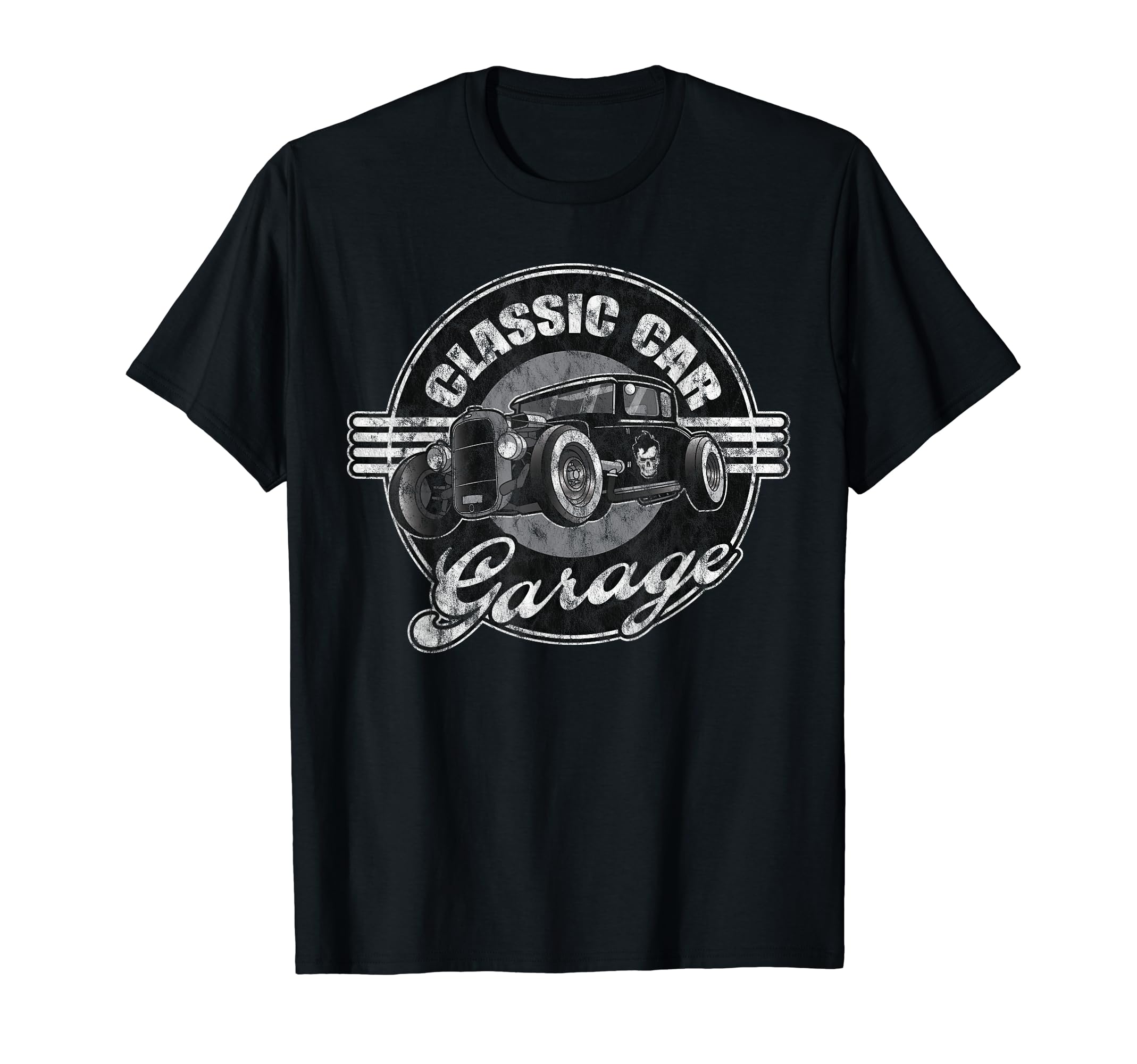 Car Hot Rod Rockabilly Garage T-Shirt - Minimalist Print for Adults - T-Shirt, Sweatshirt, Hoodie