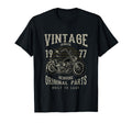 40Th Birthday 1977 Motorcycle Chopper T-Shirt - Custom Art Print Unisex - T-Shirt, Sweatshirt, Hoodie