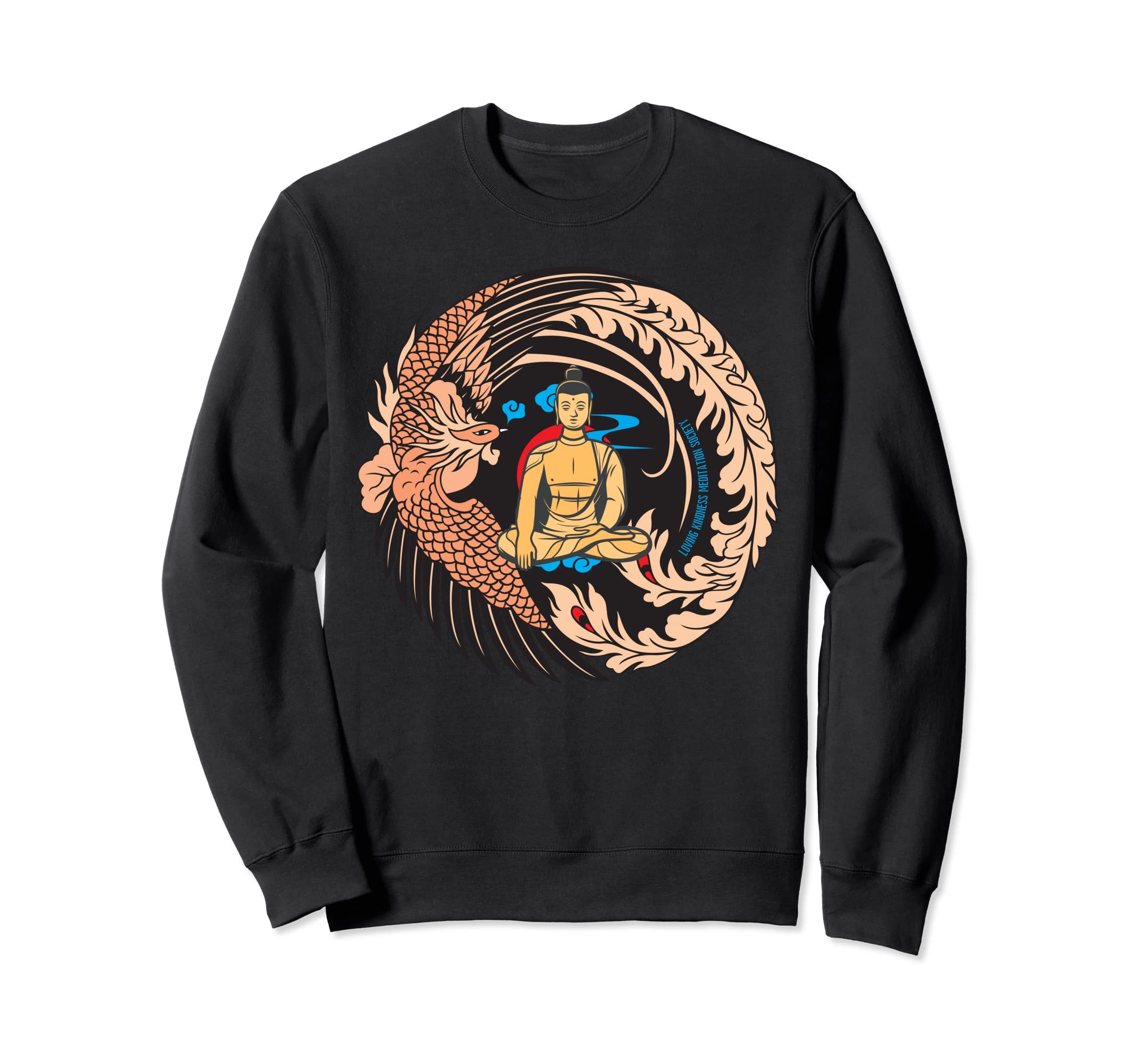 Buddha Gautama Mindfulness Peace Sweatshirt - Casual Everyday Wear Unisex - T-Shirt, Sweatshirt, Hoodie