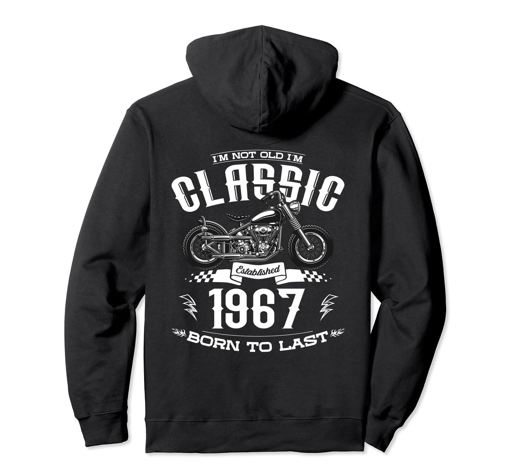 57Th Birthday Motorcycle Motorcyclist Hoodie - Aesthetic Graphic Unisex - T-Shirt, Sweatshirt, Hoodie