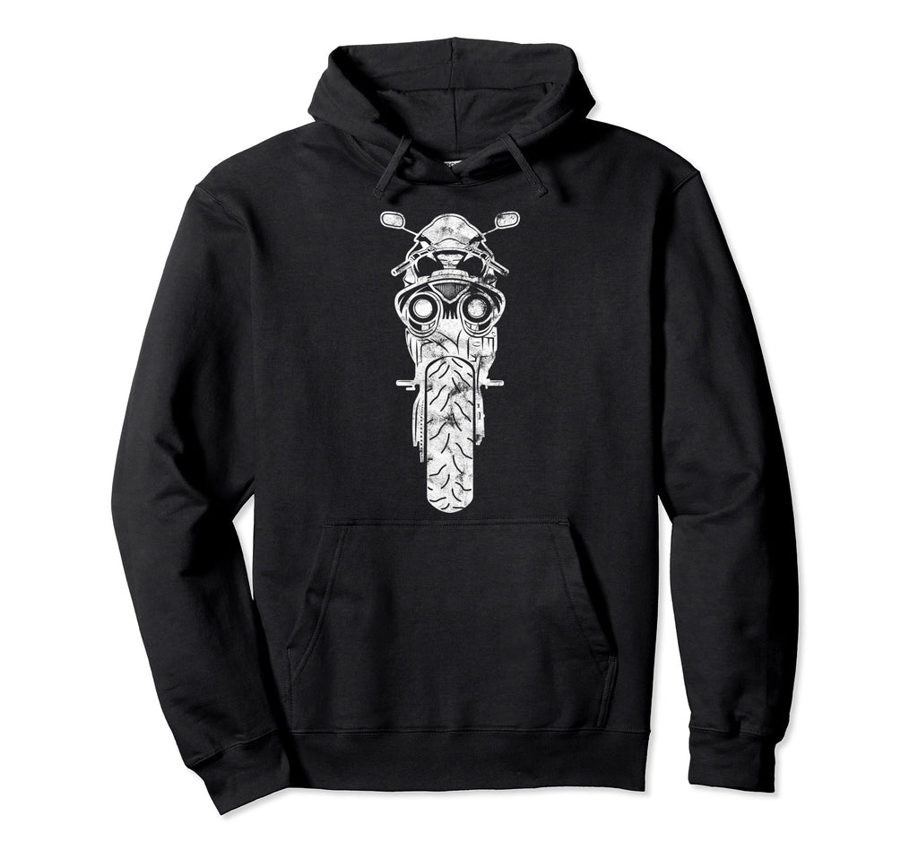 Motorcycle Hoodie - Minimalist Print Unisex - T-Shirt, Sweatshirt, Hoodie