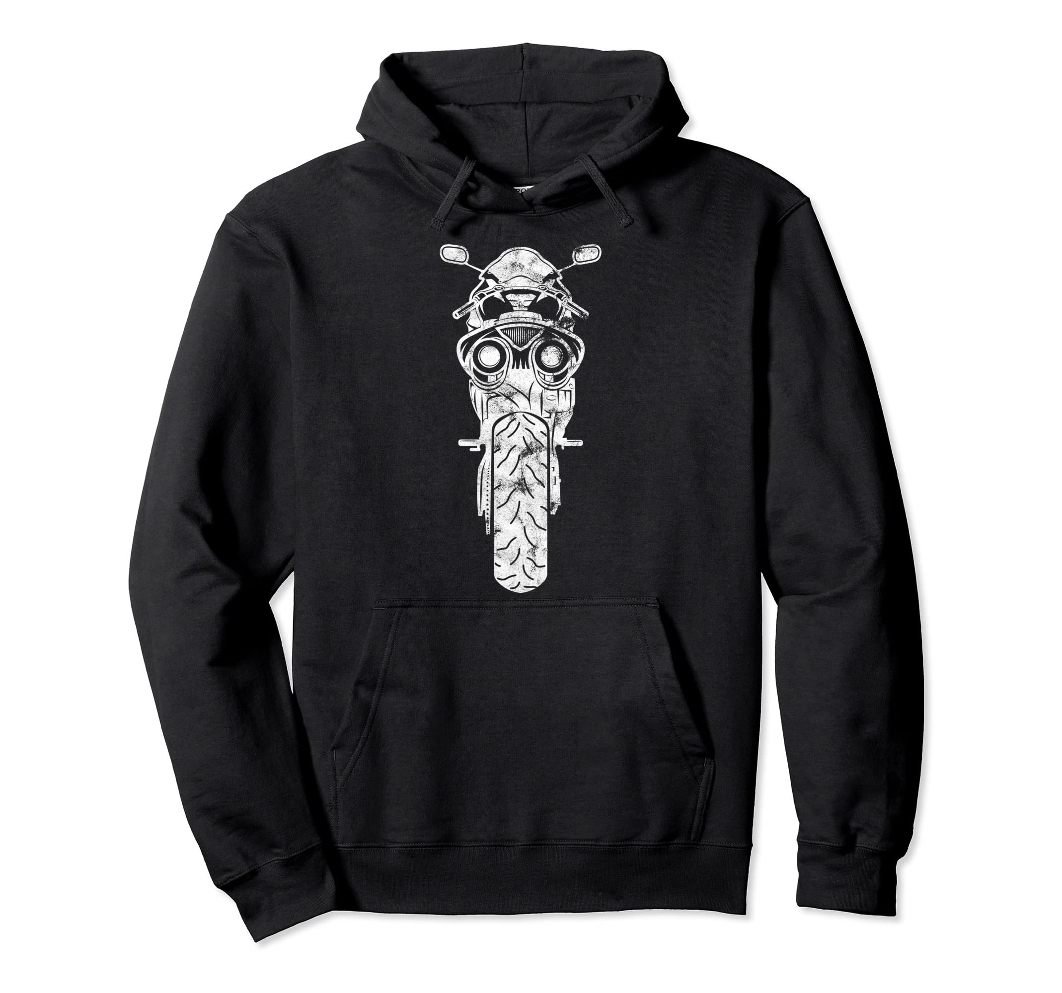 Motorcycle Hoodie - Minimalist Print Unisex - T-Shirt, Sweatshirt, Hoodie