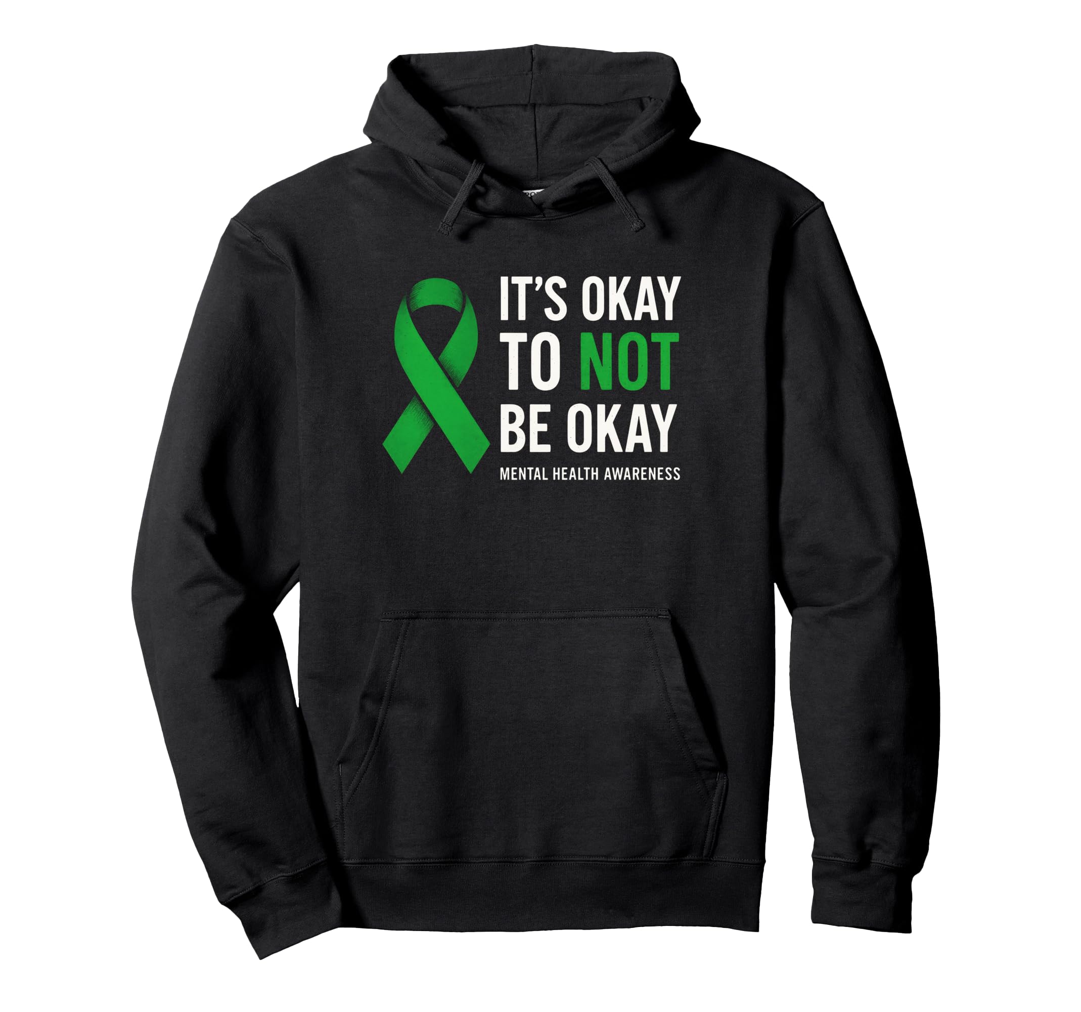 Its Okay To Not Be Okay Mental Health Hoodie - Custom Art Print for Adults - T-Shirt, Sweatshirt, Hoodie