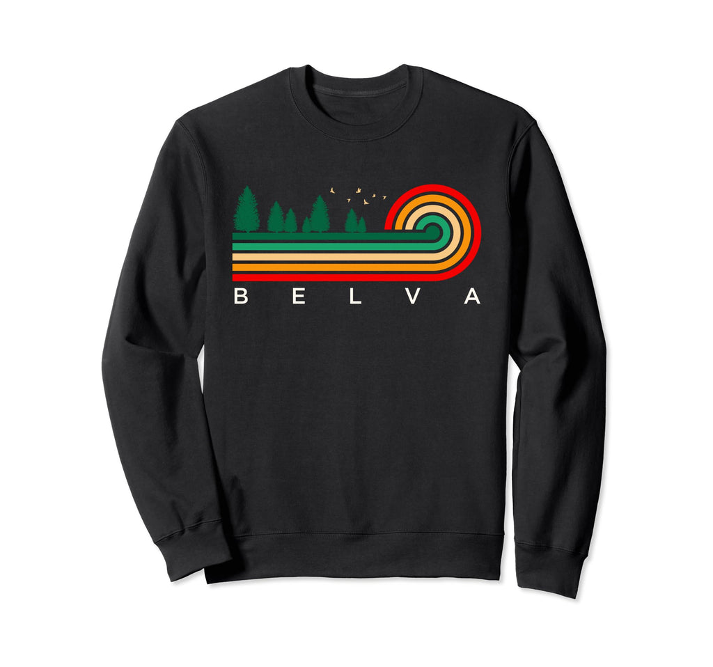 Evergreen Stripes Belva West Sweatshirt - Aesthetic Graphic Men Women - T-Shirt, Sweatshirt, Hoodie