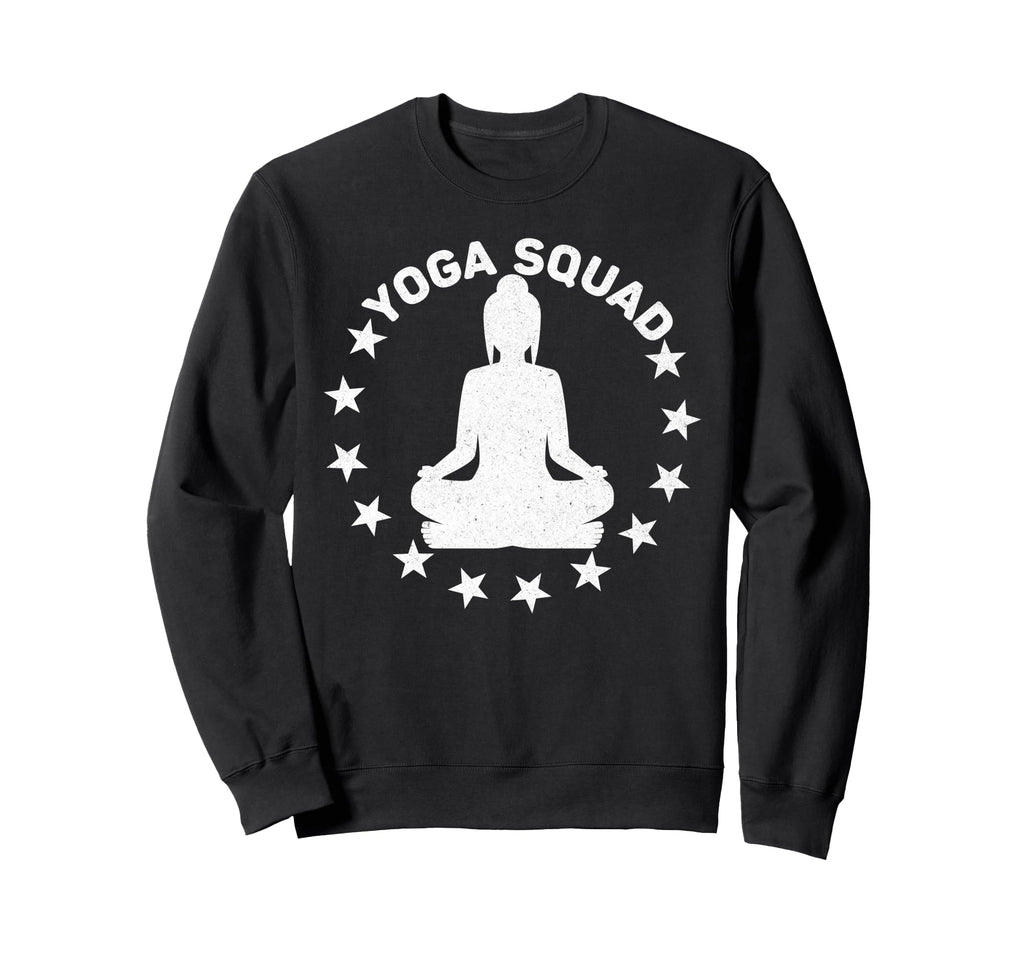 Yoga Squad Spiritual Meditation Pose Sweatshirt - Minimalist Print Unisex - T-Shirt, Sweatshirt, Hoodie
