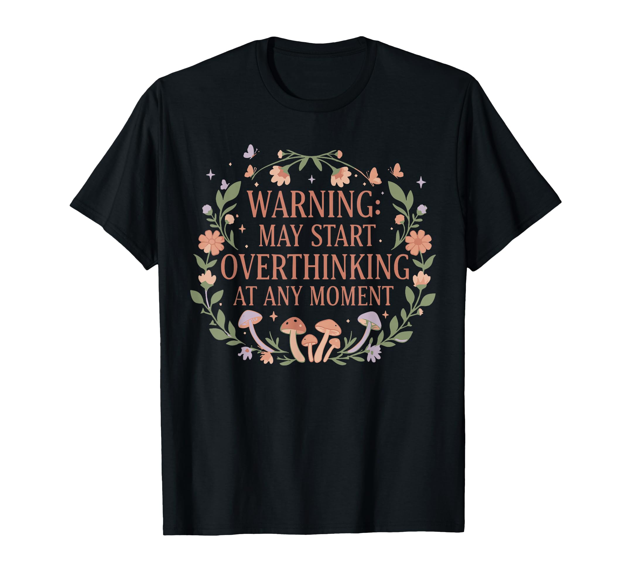 Sarcastic Introvert Warning May T-Shirt - Minimalist Print for Adults - T-Shirt, Sweatshirt, Hoodie