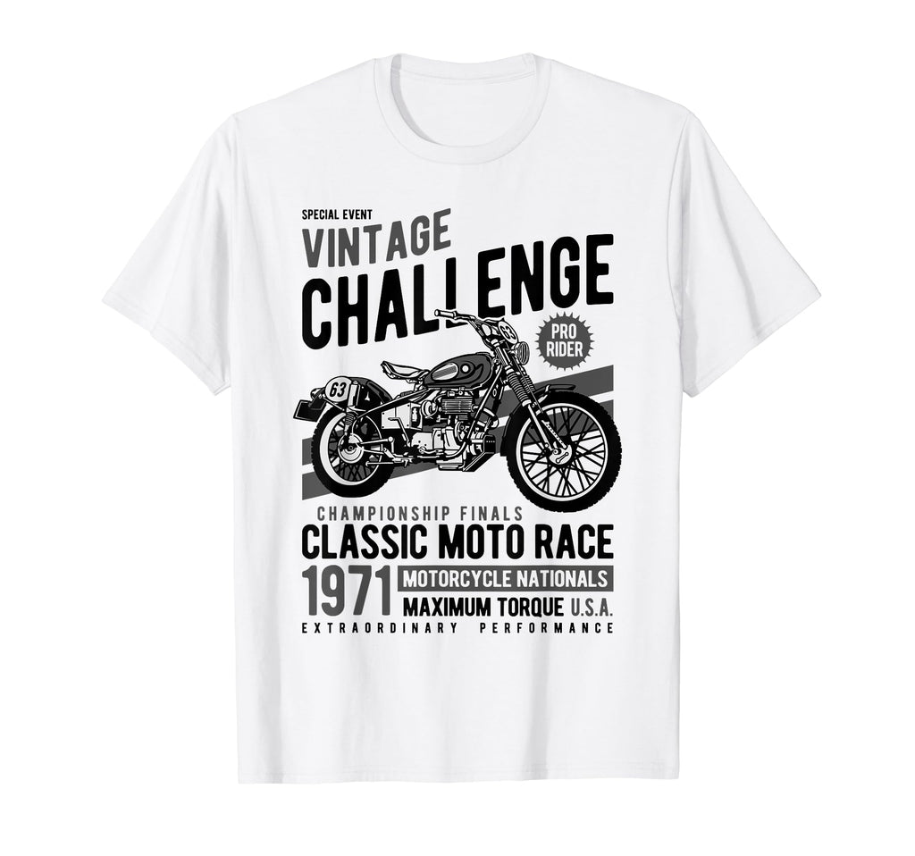 Challenge Motorcycle Race T-Shirt - Novelty Apparel Unisex - T-Shirt, Sweatshirt, Hoodie