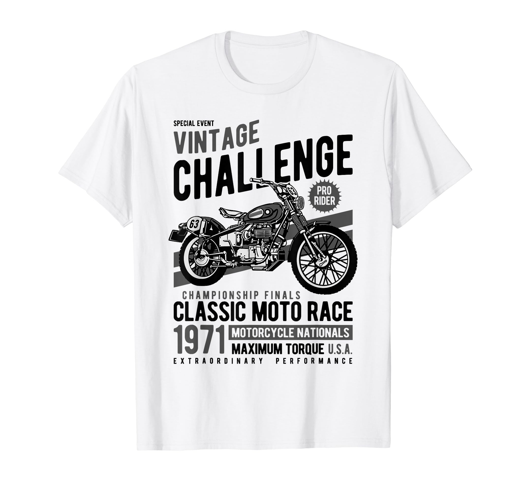 Challenge Motorcycle Race T-Shirt - Novelty Apparel Unisex - T-Shirt, Sweatshirt, Hoodie