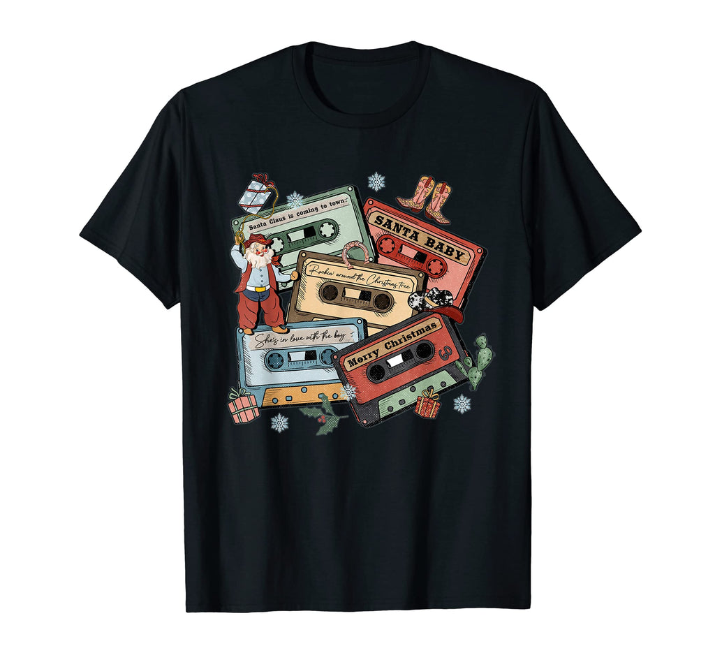 Country Western Music Cassettes T-Shirt - Aesthetic Graphic Men Women - T-Shirt, Sweatshirt, Hoodie