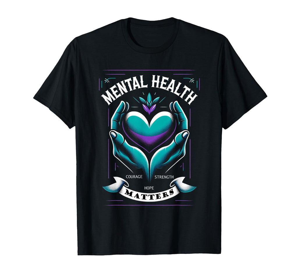 Suicide Awareness Mental Health Warrior Hoodie - Trendy Graphic Unisex - T-Shirt, Sweatshirt, Hoodie