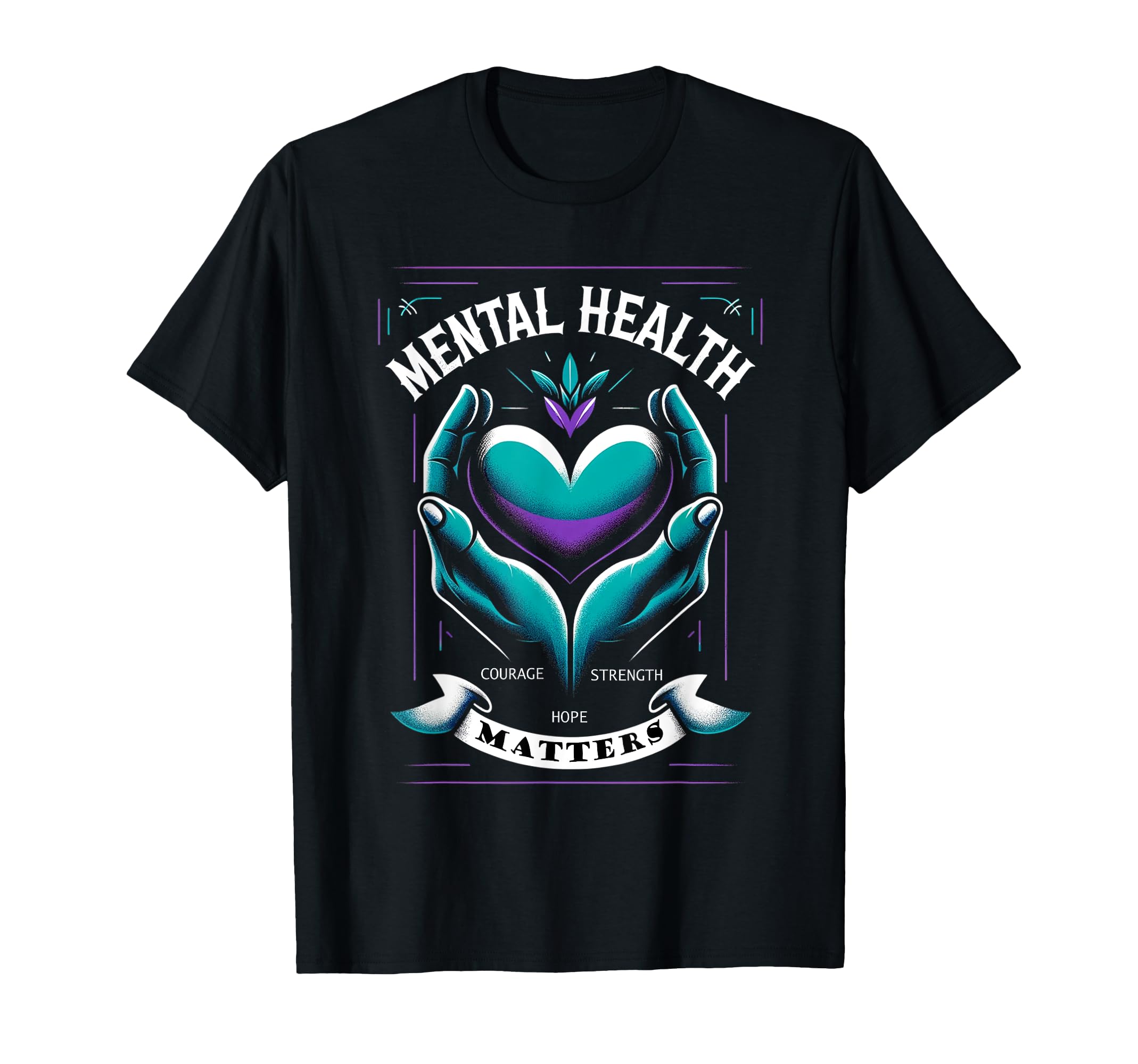 Suicide Awareness Mental Health Warrior Hoodie - Trendy Graphic Unisex - T-Shirt, Sweatshirt, Hoodie