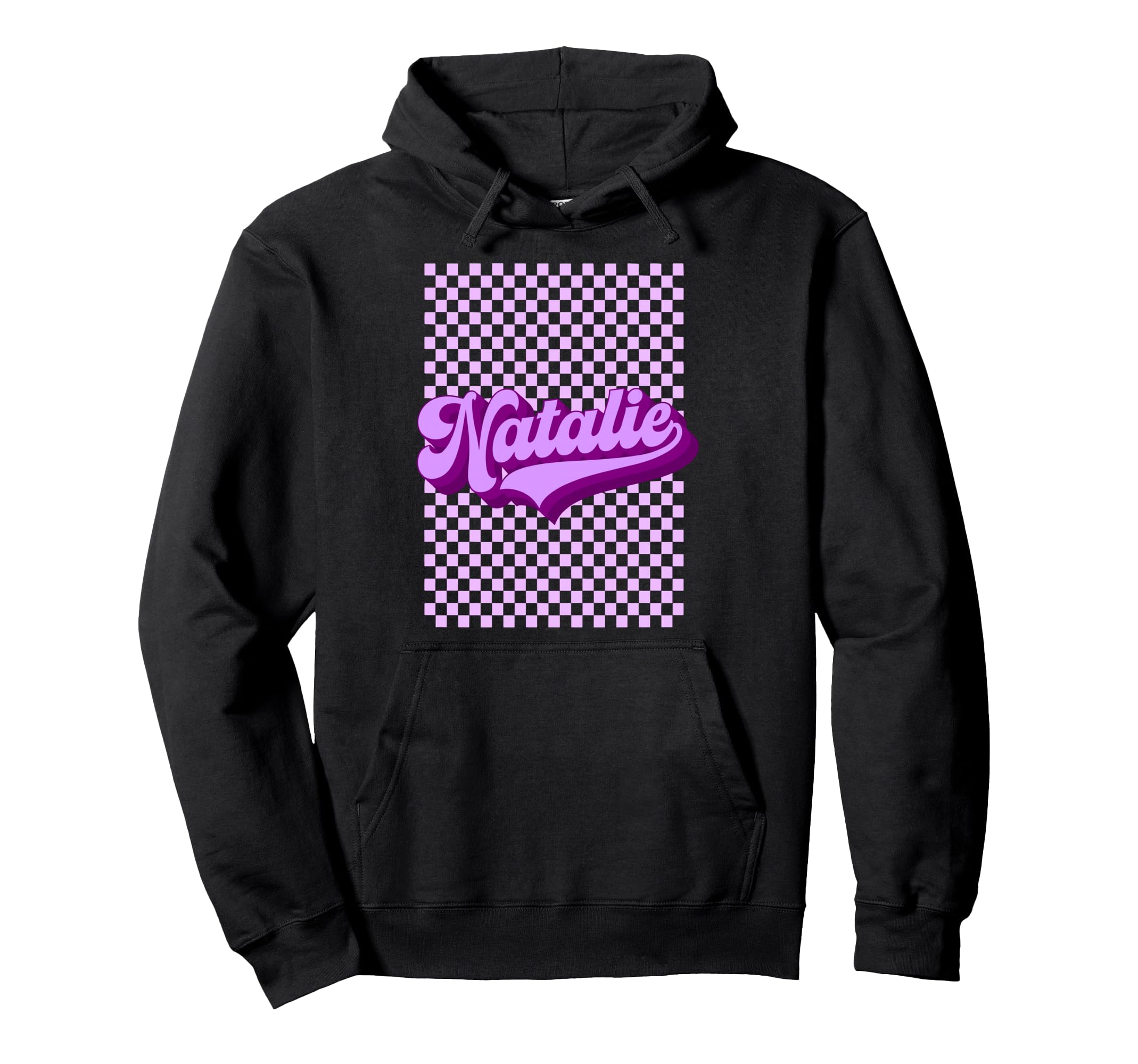 Purple Natalie Name Hoodie - Graphic Print Unisex - T-Shirt, Sweatshirt, Hoodie