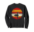 Grebe Bird Sunset Safari 70S Sweatshirt - Casual Everyday Wear Unisex - T-Shirt, Sweatshirt, Hoodie
