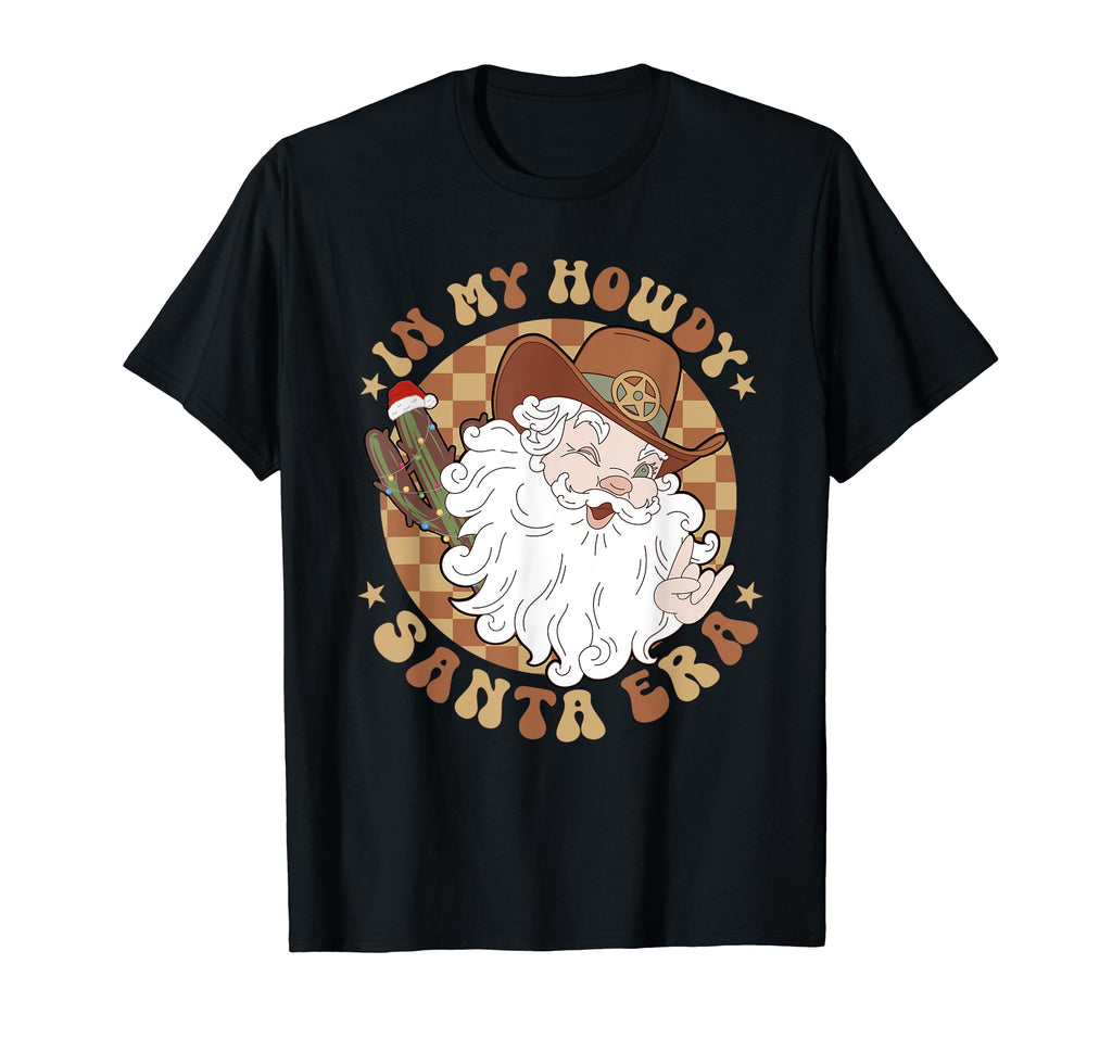 My Howdy Santa Era Tree Western Cowboy T-Shirt - Custom Art Print Men Women - T-Shirt, Sweatshirt, Hoodie