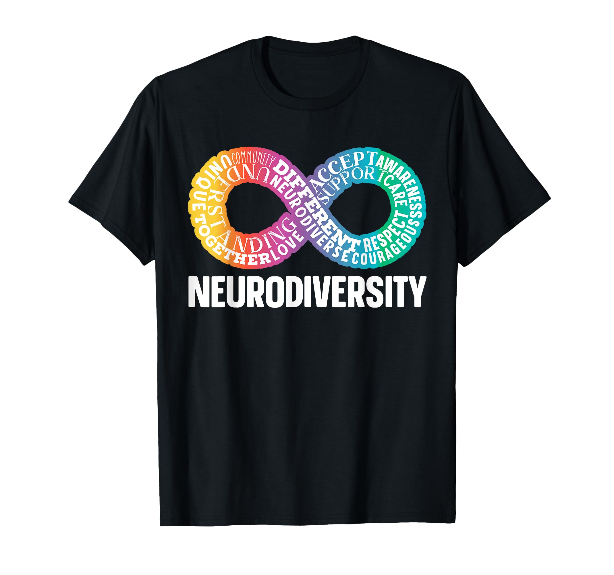 Neurodiversity Neurodivergent T-Shirt - Custom Art Print for Adults - T-Shirt, Sweatshirt, Hoodie